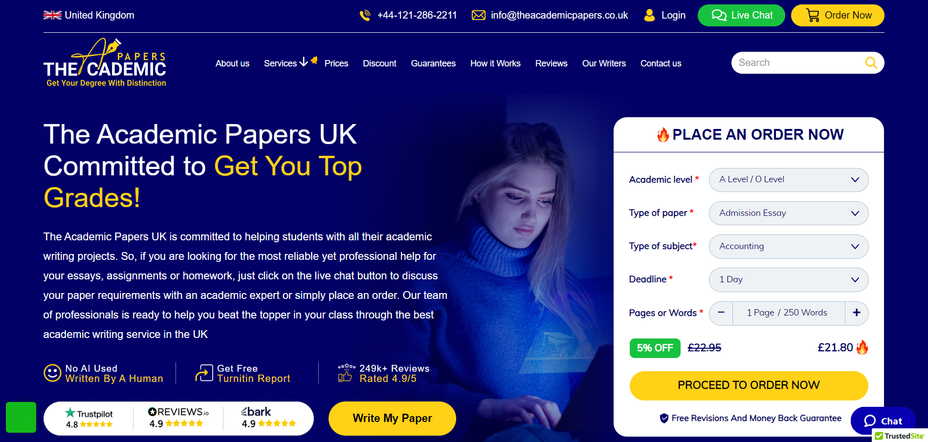 A Review on TheAcademicPapers.co.uk